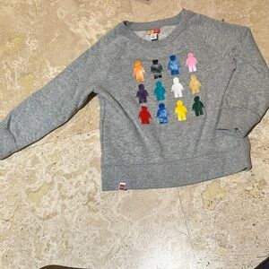 Lego Gray and Red Graphic Sweatshirt